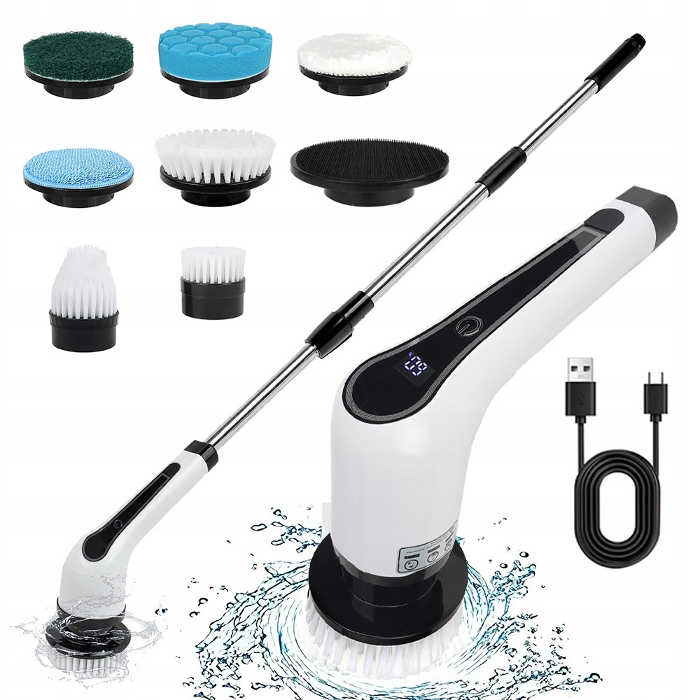 Rotační Mop Elektrický Čisticí Kartáč 7V1 2500MAH