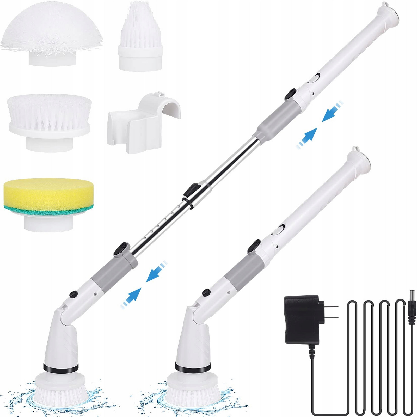 Elektrický Kartáč Bezdrátový Čistící Do Koupelny Kuchyně 4000MAH