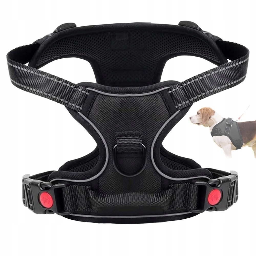 Beztlakové Postroje Typu Guard Pro Velkého Psa Doga Silné Měkké velikost XL