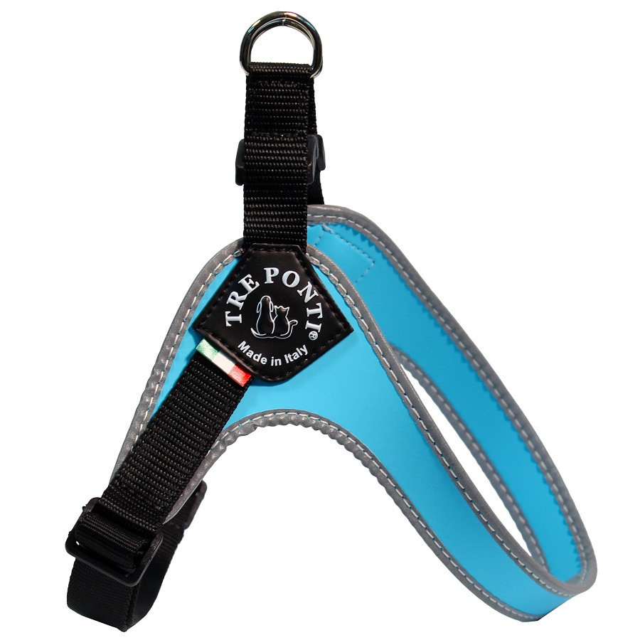 Tre Ponti Postroj pro psa 3,5 nastavitelný modrý