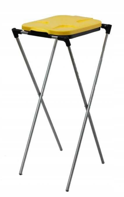 Stojan na tříděný odpad (1polohový) žlutý Drewmet