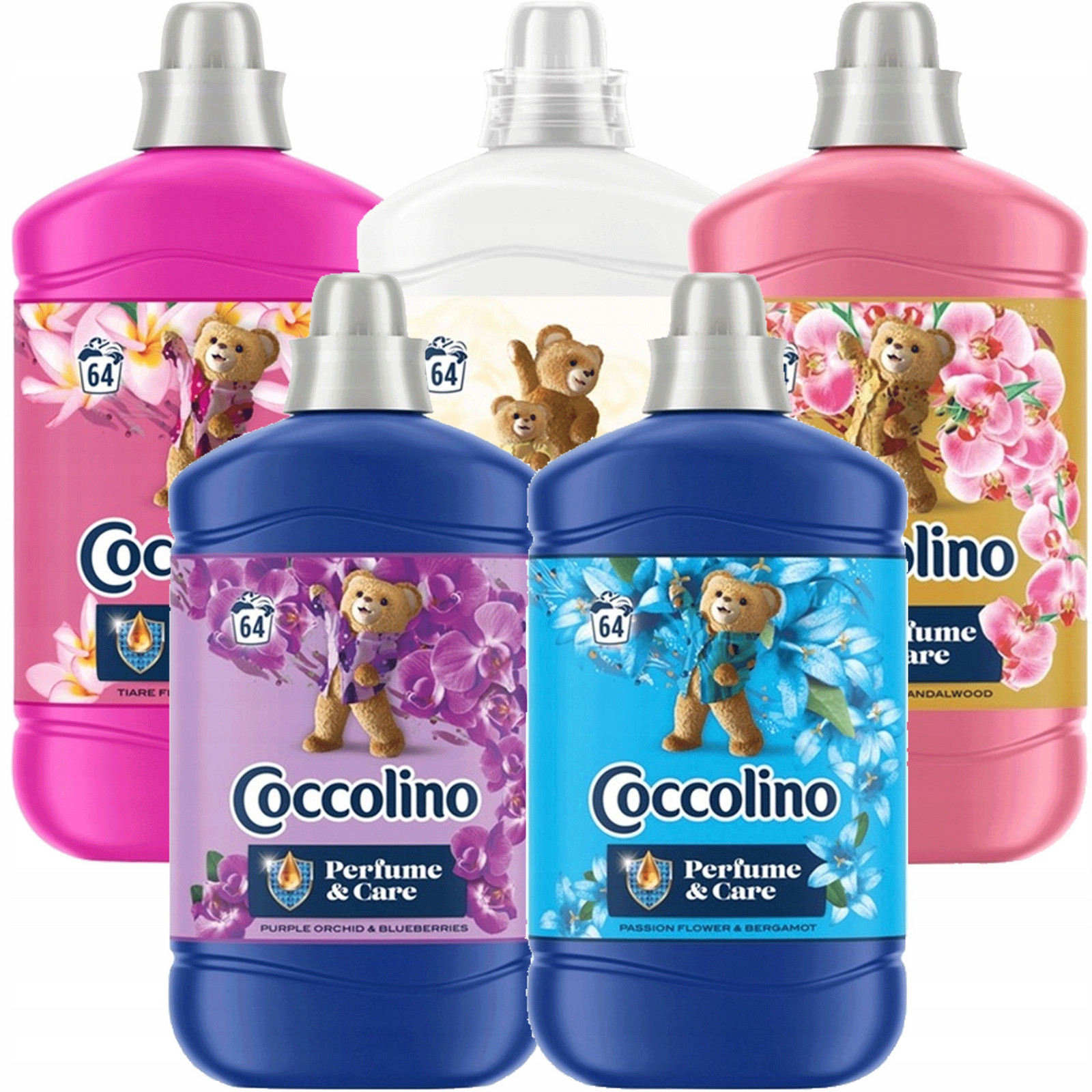 Coccolino Creations Tiare Flower & Blueberries set 1,6l x5 MIX 8l