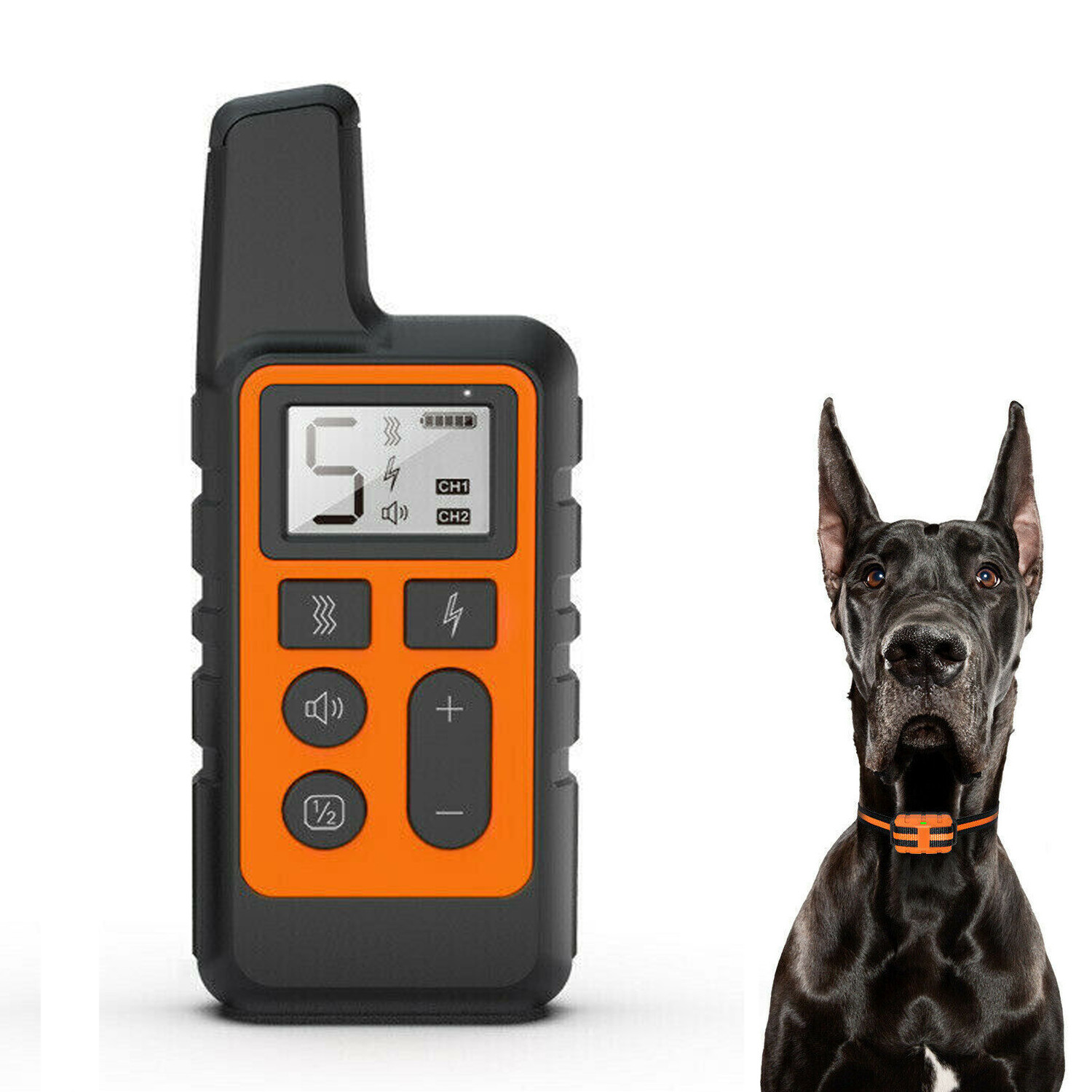 Elektrický Obojek Pro Psa Tréninkový Vodotěsný Dálkovým Ovládáním