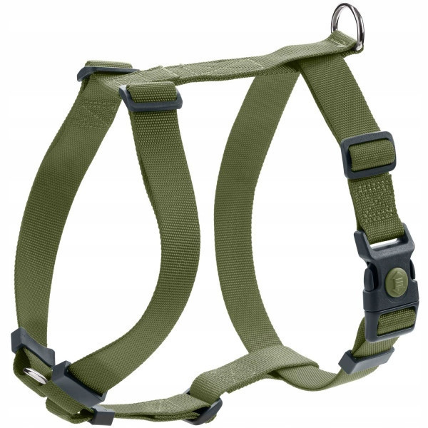 HUNTER Harness London Vario Rapid postroj, olivově zelený - vel. M: obvod břicha 58-101 cm