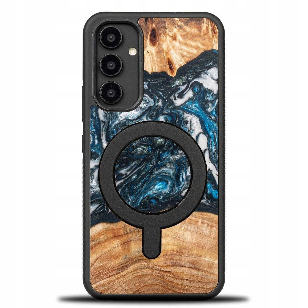 Pouzdro Bewood pro Magsafe Planeta Ze Dřeva A Pryskyřice Na Samsung Galaxy A54 5G
