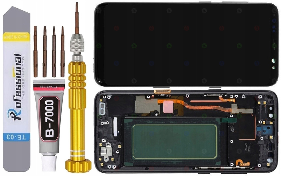 Displej Pro Samsung Galaxy S8 G950 G950F Oled LCD +rámeček