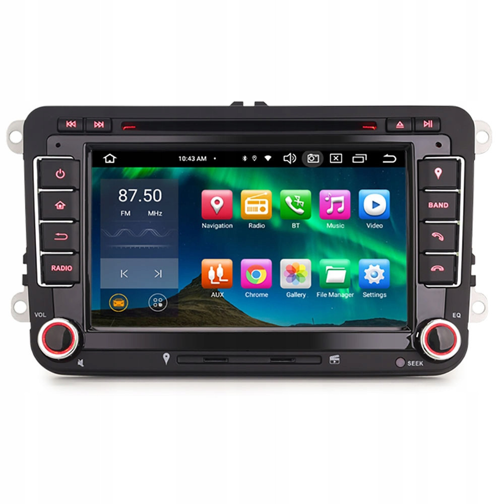 2DIN Rádio Navigace Android Seat Altea XL Toledo 3 III 4GB Dsp Carplay Lte