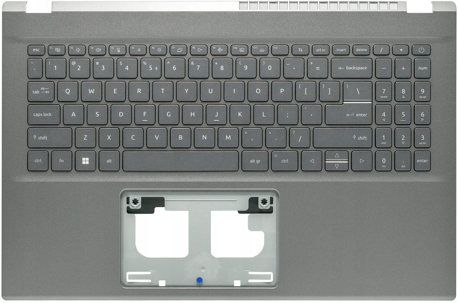 Kryt Horní Klávesnice A515-57 A515-57G A515-57T Podsvícená Gray