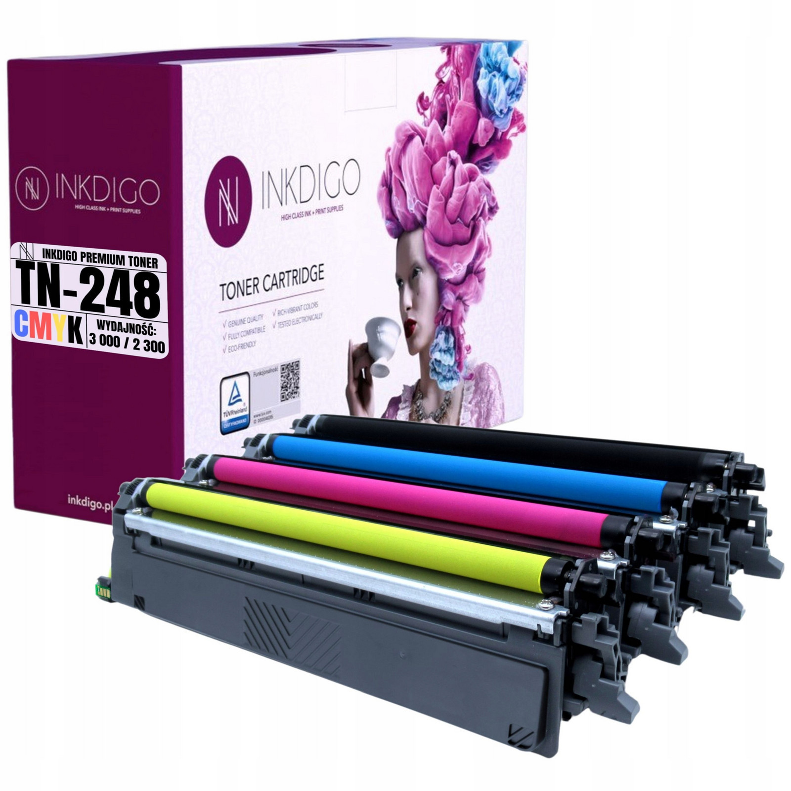 Tonery TN248 Náhradní Pro Tiskárnu Brother DCP-L3520CDW MFC-L3760CDW