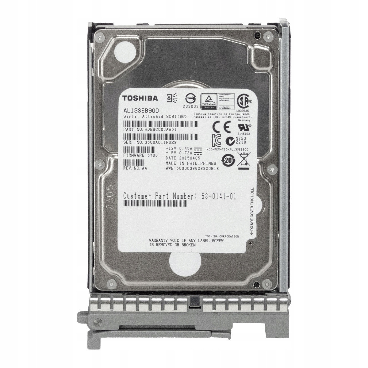 Cisco 58-0141-01 900GB 10K 64MB SAS-2 2,5'' AL13SEB900