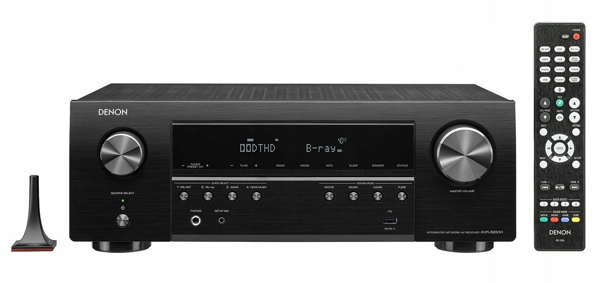 Amplituner Denon AVR-S650H Černý