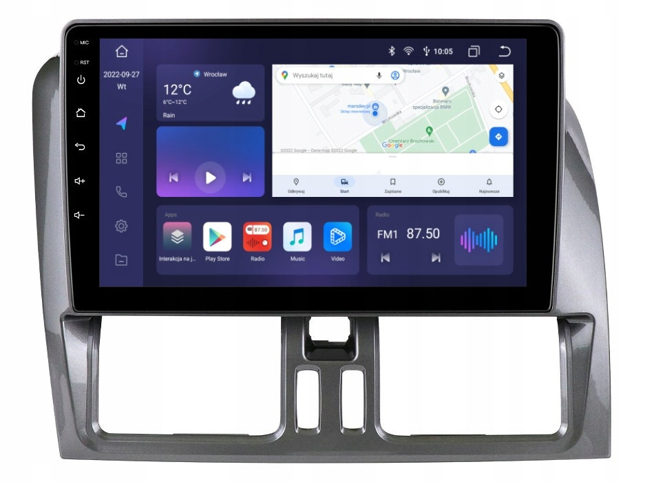 Radio 2DIN Navigace Android Volvo XC60 1 A 3/32 Gb Dsp Carplay