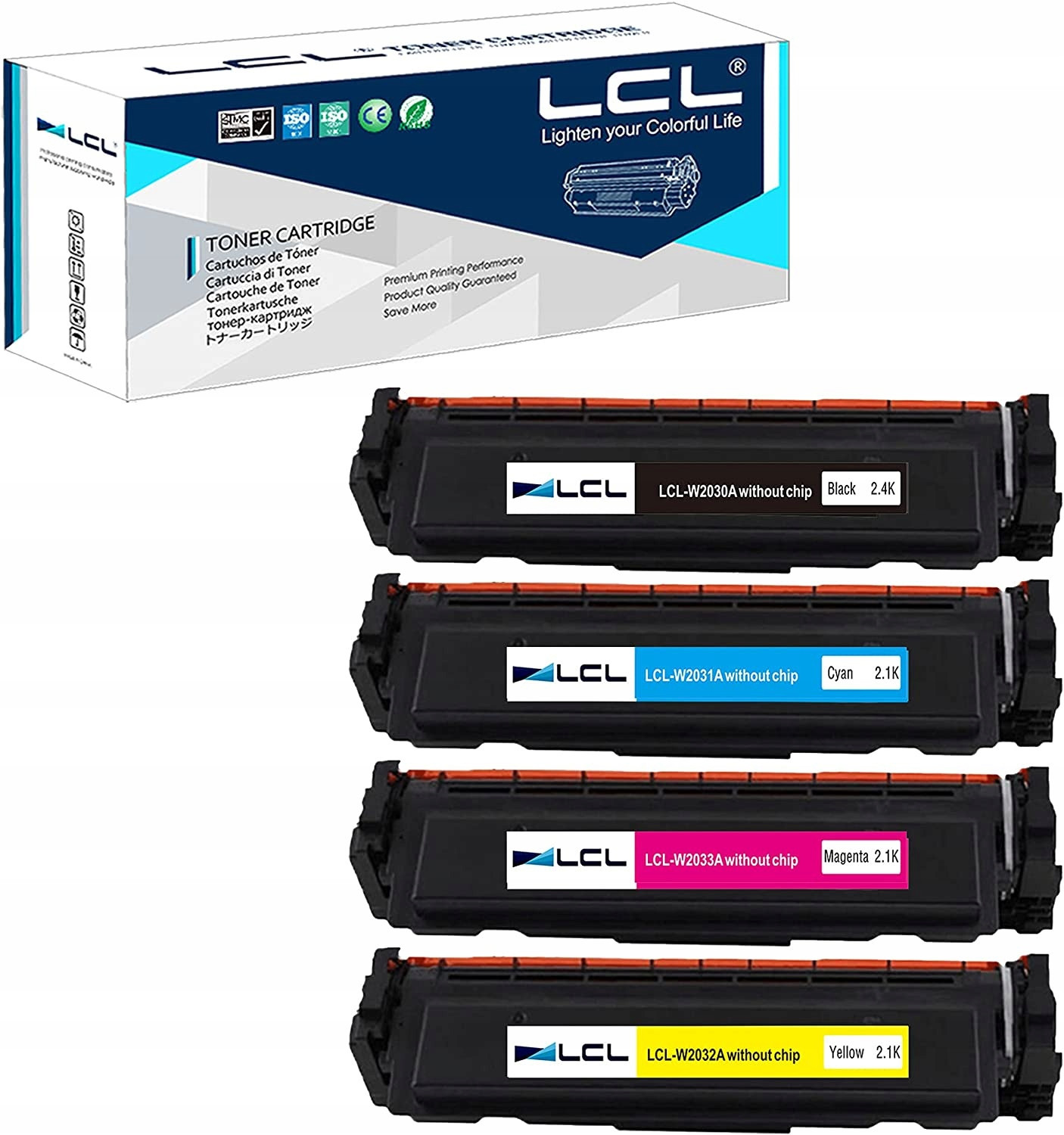 Toner toner Tonery LCL 4pack náhrada za Hp