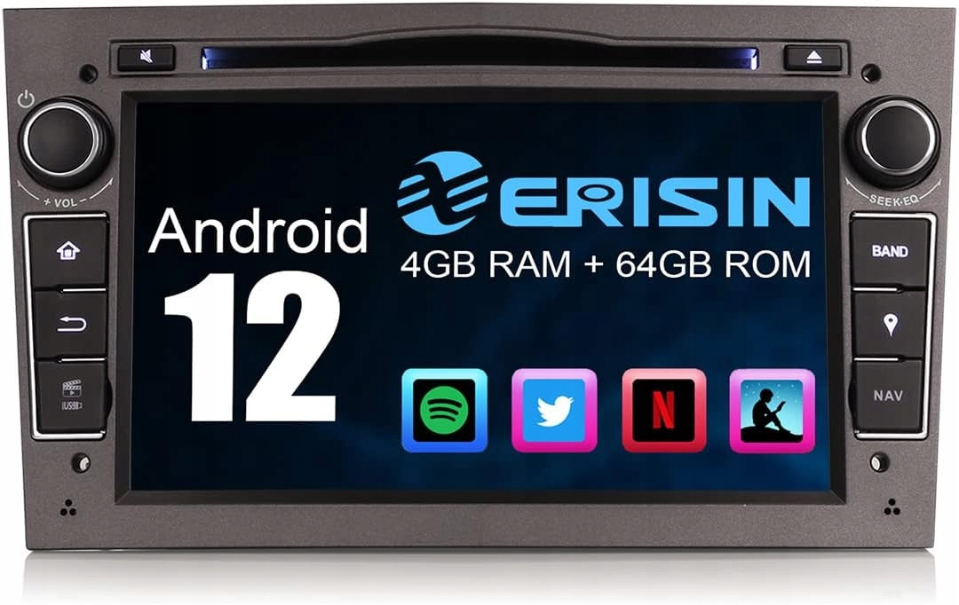 Radiopřijímač do auta Erisin ES7060P Gps, Bluetooth, Ips 64 Gb Rom