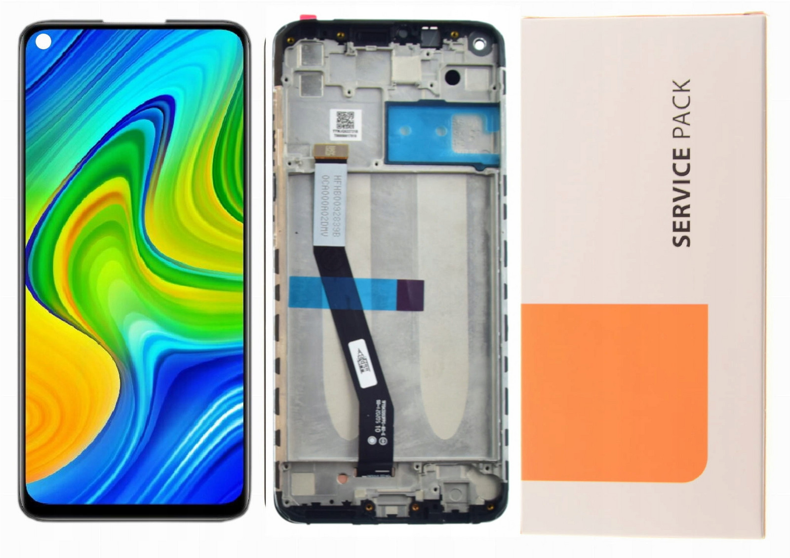 Originální LCD displej pro Xiaomi Redmi Note 9 s rámečkem (service pack)