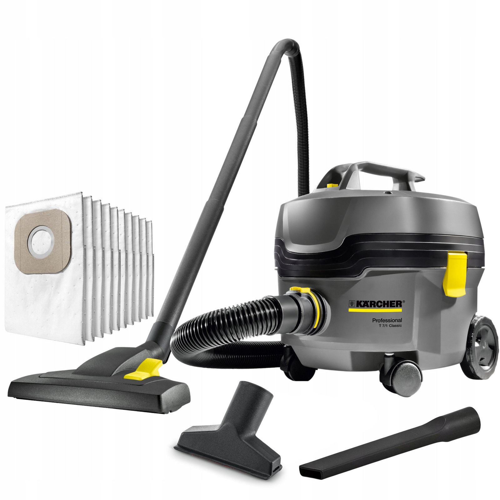 Profesionální Vysavač Bezsáčkový Karcher T 7/1 850W 3.5KG Hepa 7.5L 62DB