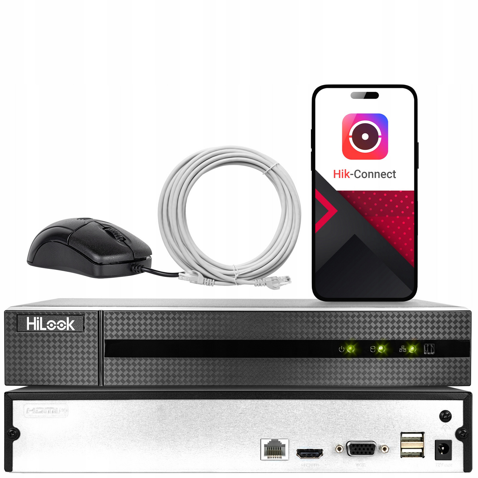 Ip rekordér NVR-8CH-5MP HiLook by Hikvision Mobilní aplikace 8 Kanálový