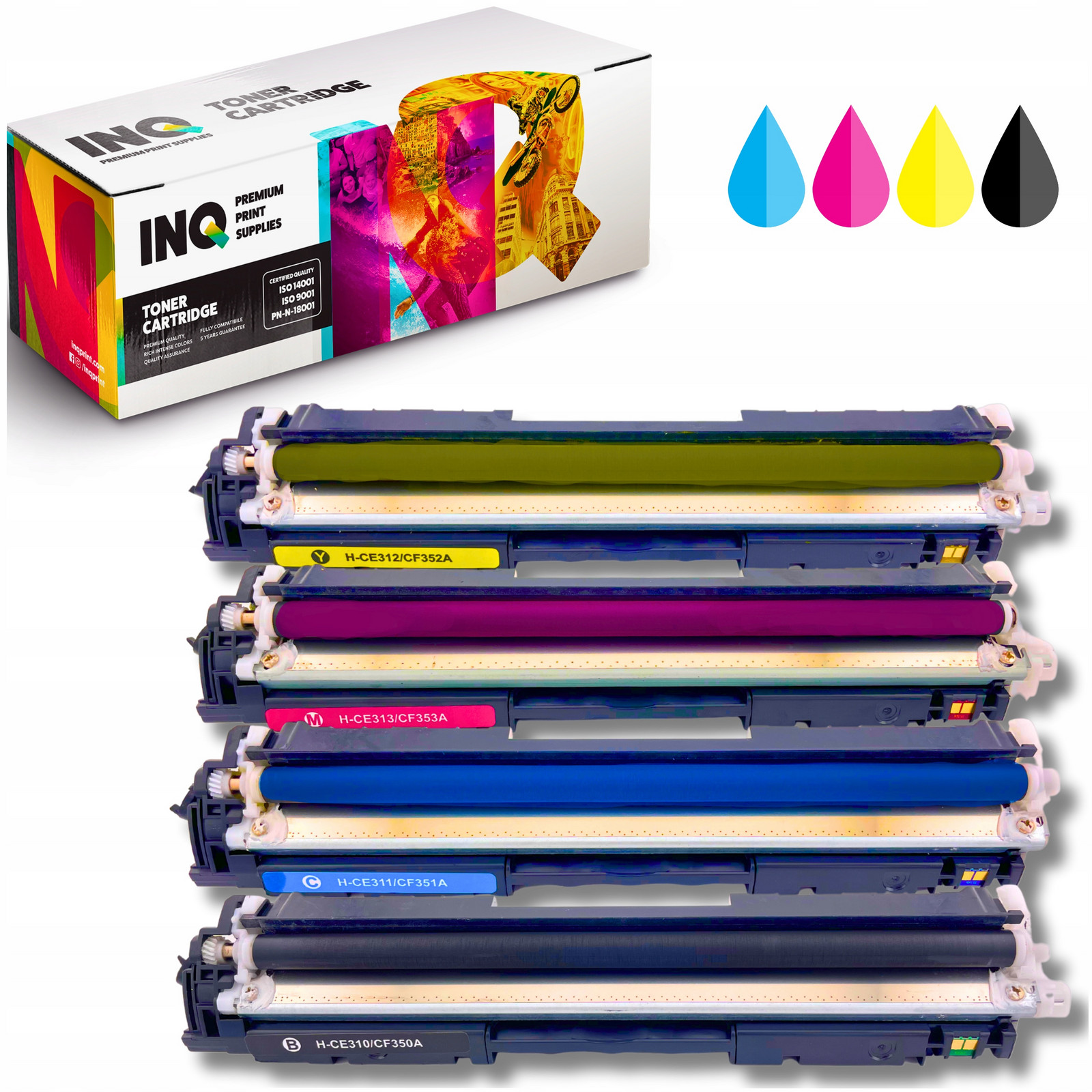 Tonery pro Hp CP1025 Cmyk CE310A 126A CF350A