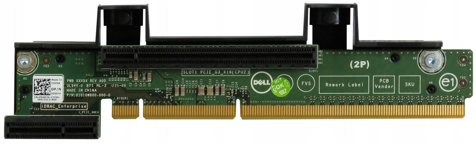 Dell 0DXX7K Riser PCIe x16 Poweredge R520