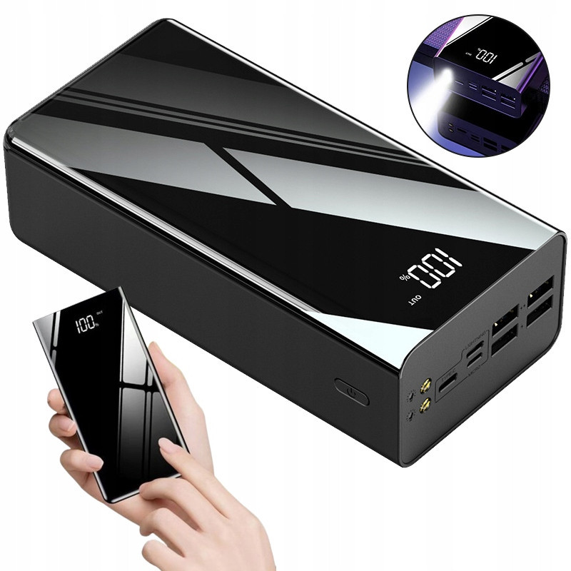 *cenový Powerbanka s velkou 50000mAh výkonná Zrcadlová Led Obrazovka