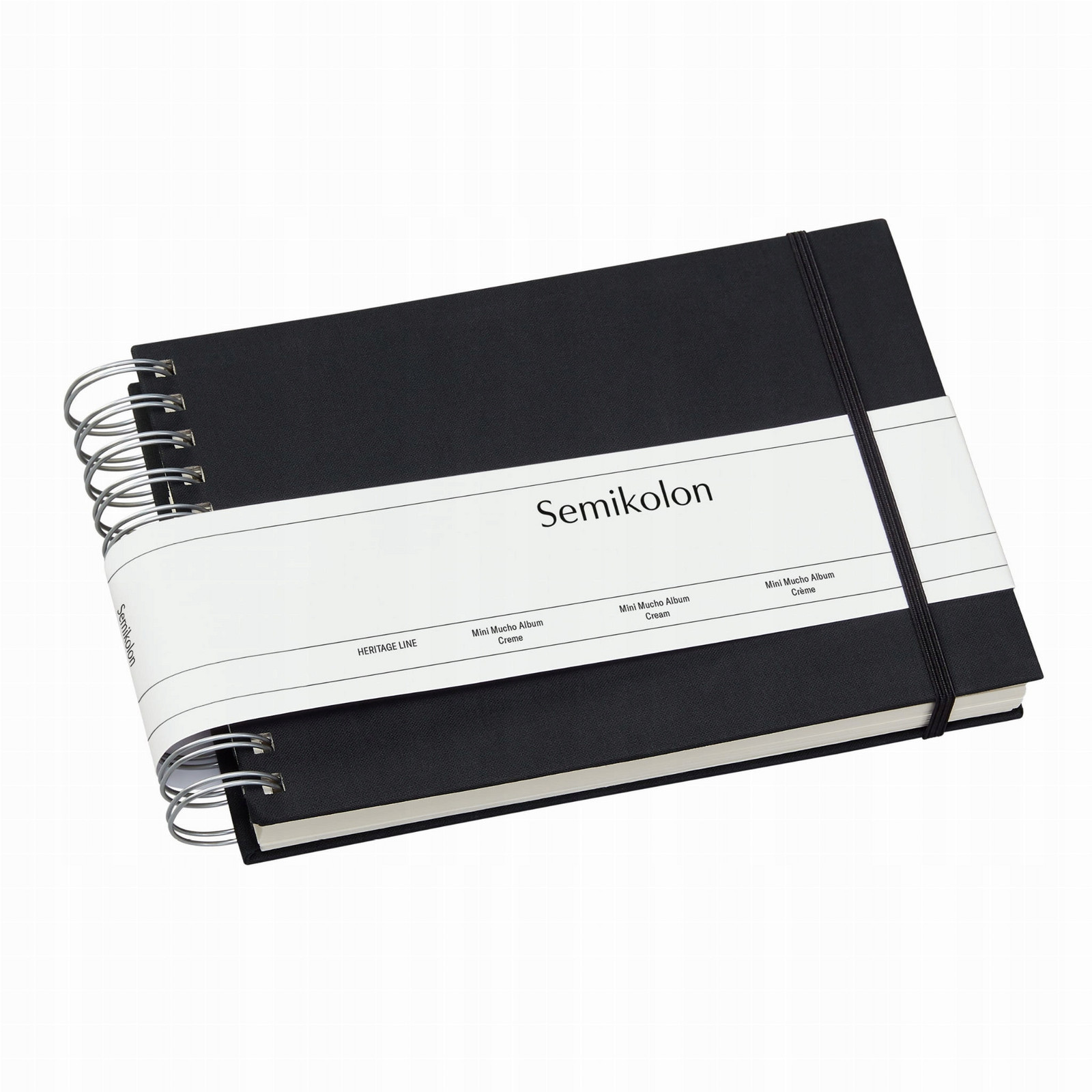 Album Semikolon Mini Mucho krémové kartičky, černé