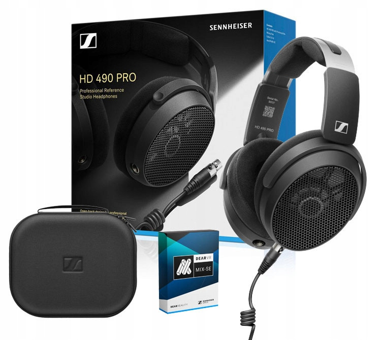 Sluchátka Sennheiser Hd 490 Pro Plus 128dB 130 Ohm 5-36000Hz Pouzdro +2xPADY