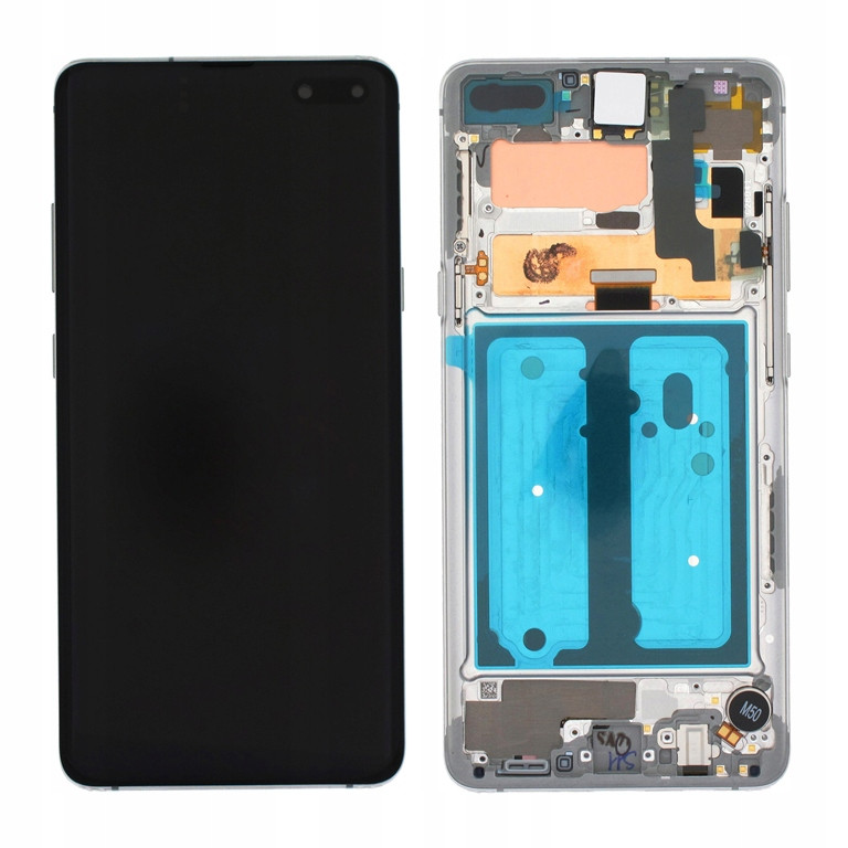 Org LCD displej Samsung Galaxy S10 5G SM-G977 Stříbrný S Rámečkem