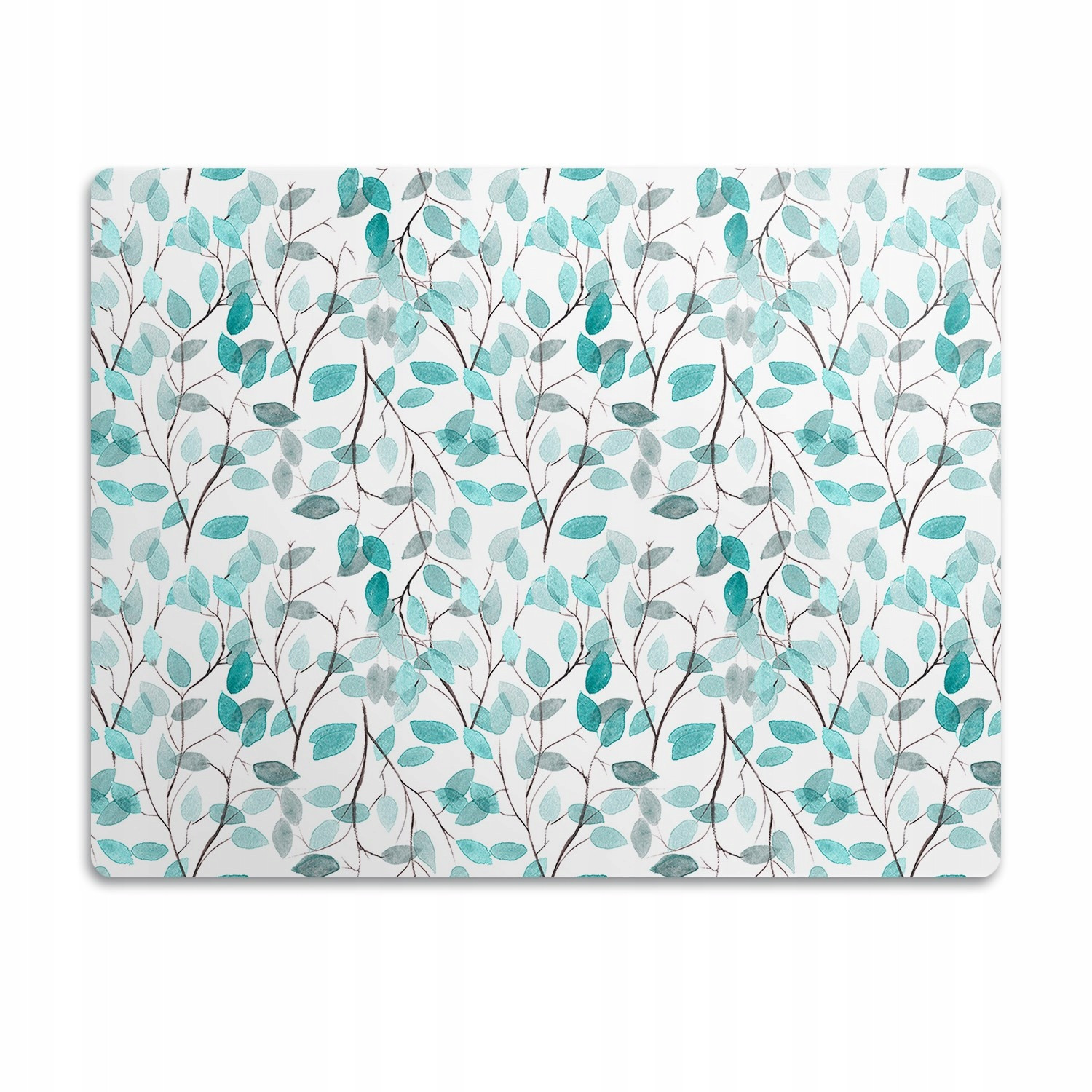 Podložka pod misku pro kočky Akvarelové listy 90x60 cm