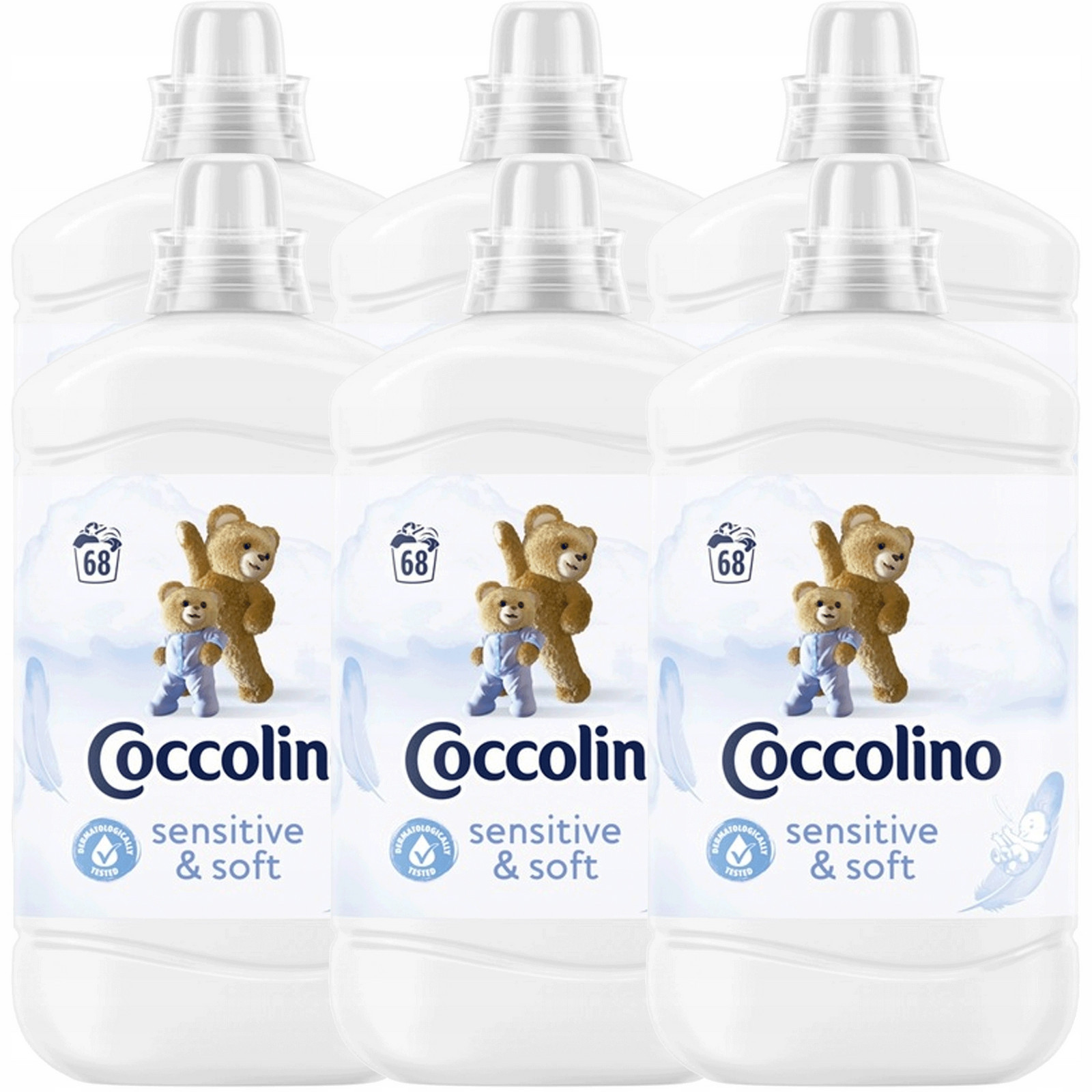 Coccolino Creations Sensitive & Soft aviváž 1,7L 68praní x6