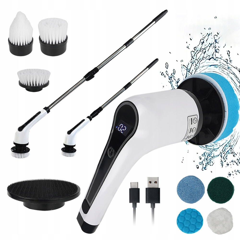 Elektrický Kartáč Na Čištění 7V1 Kartáč Na Čištění Sprchy