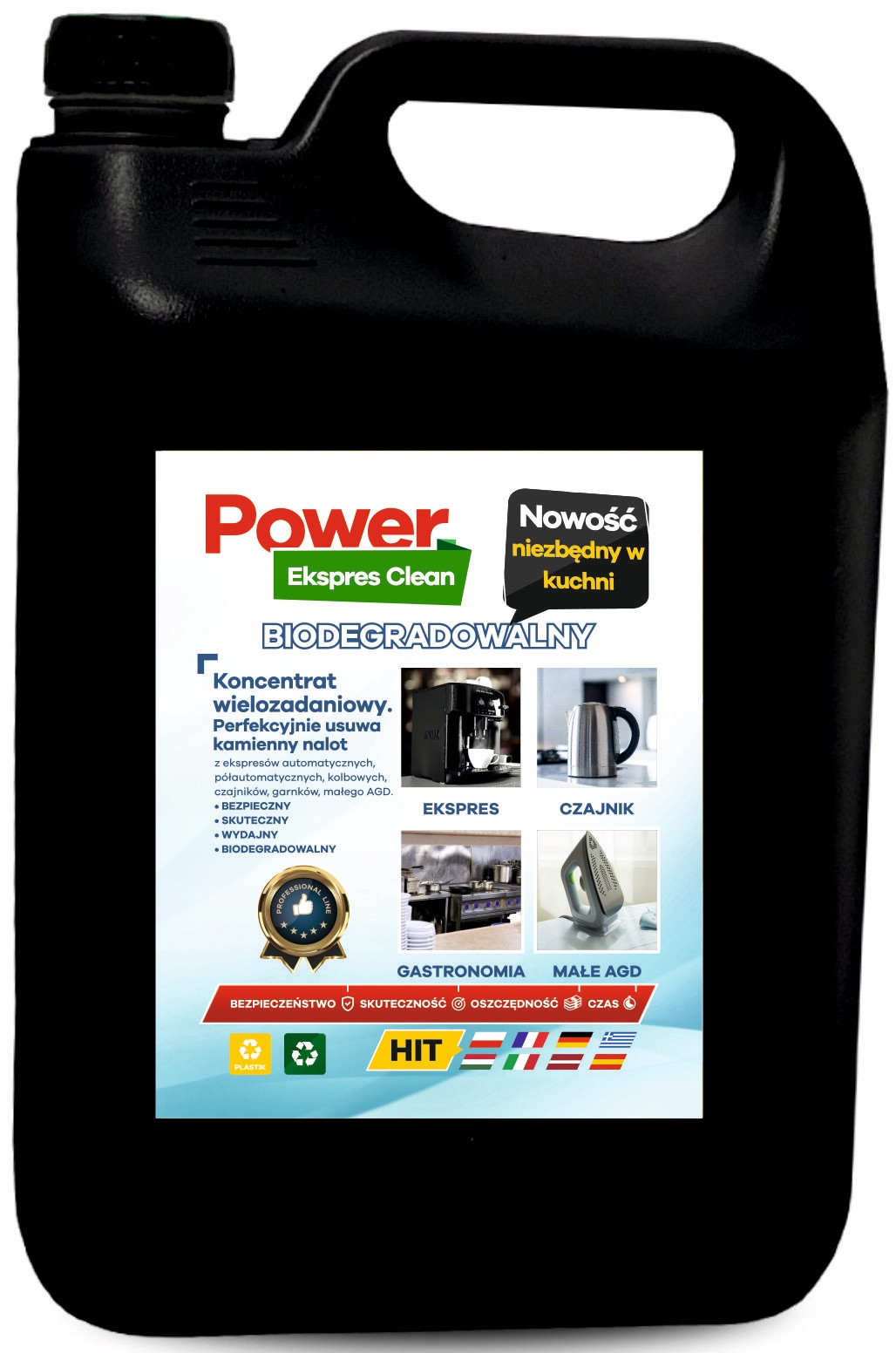 Odvápňovač určený pro kávovar DeLonghi Jura Philips Saeco Bosch 5L