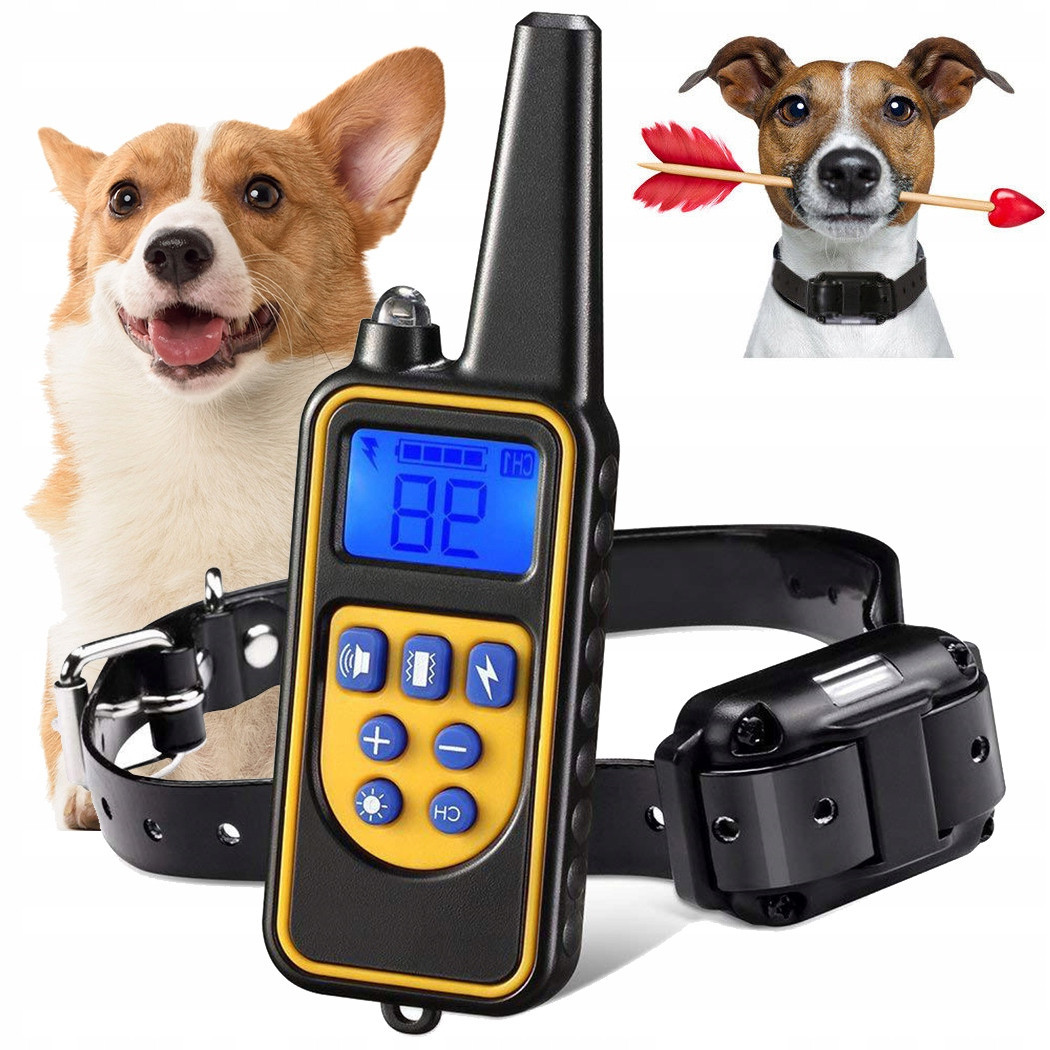 Elektrický Obojek Pro Psa Výcvikový 3LED Dálkové Ovládání