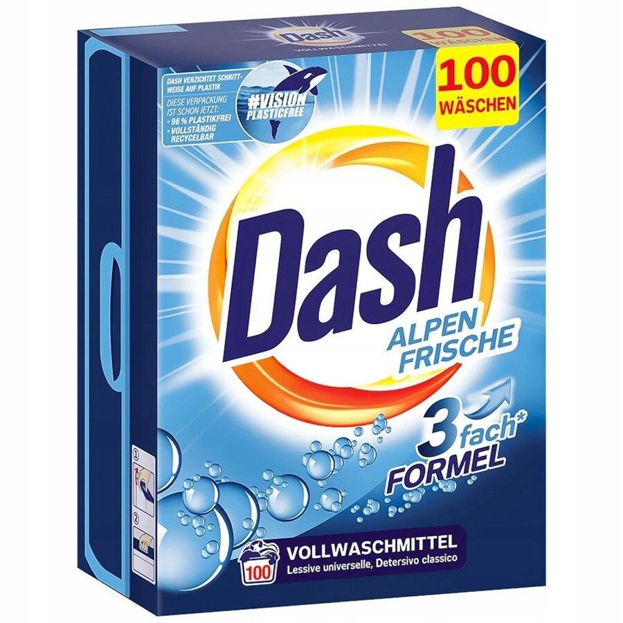 Prací prášek Dash 6 kg 100 praní Univerzál