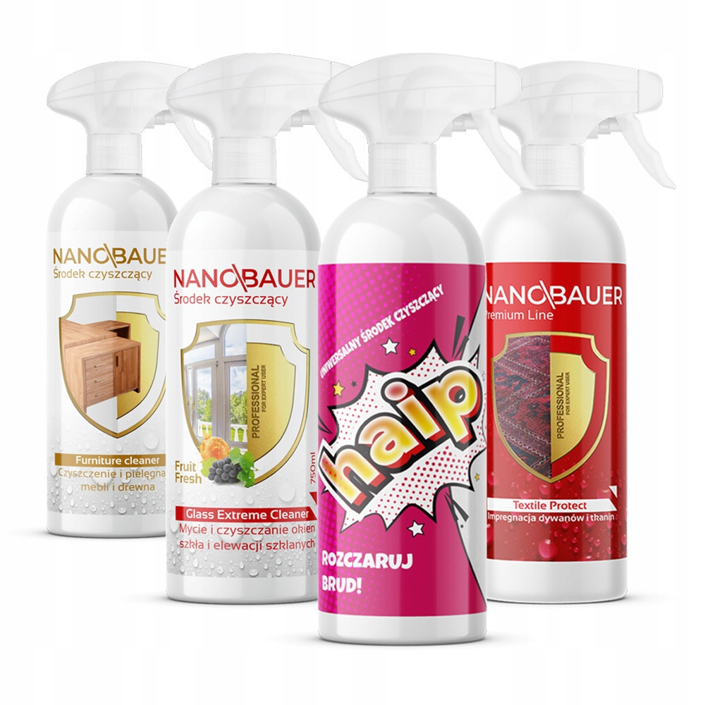 3x Zásoba Silný Čistič Univerzální kapalina Haip 750ml