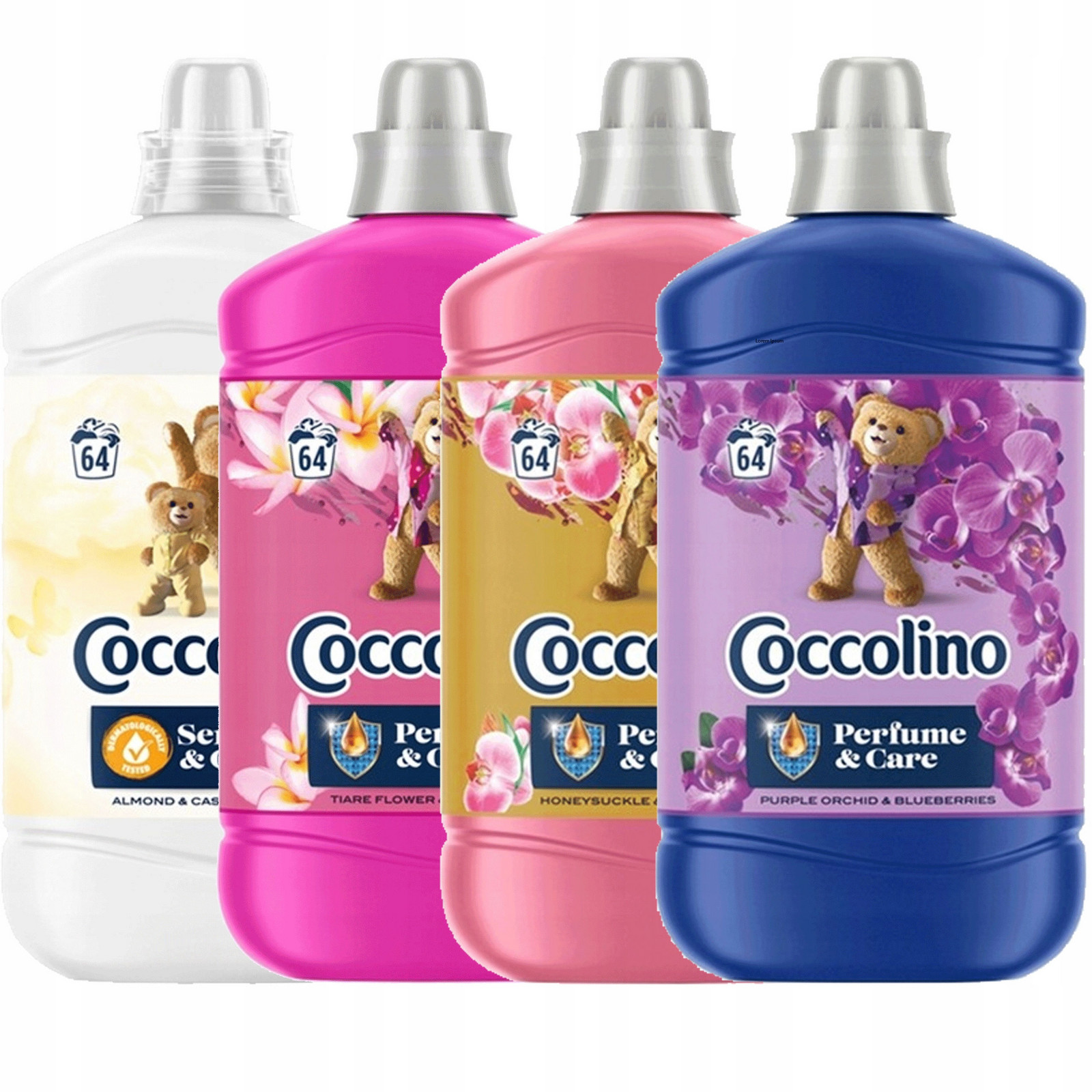 Coccolino Creations Tiare Flower & Sensitive Mandle set 1,6l x 4 MIX 6,4l