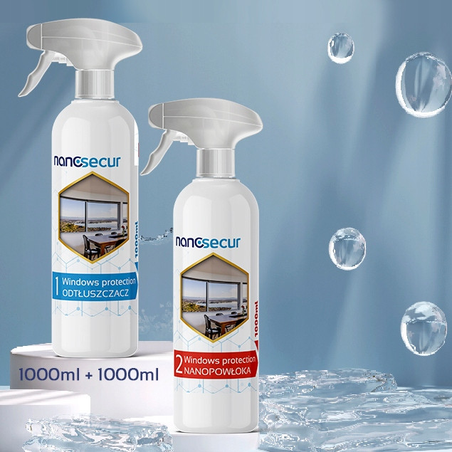 Nanopovlak na okna, skla , fasády Nanosecur 1Litr