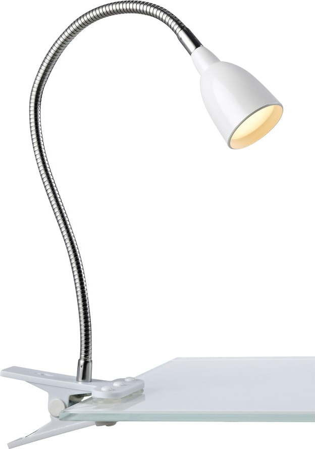 Bílá LED stolní lampa (výška 10,5 cm) Tulip – Markslöjd