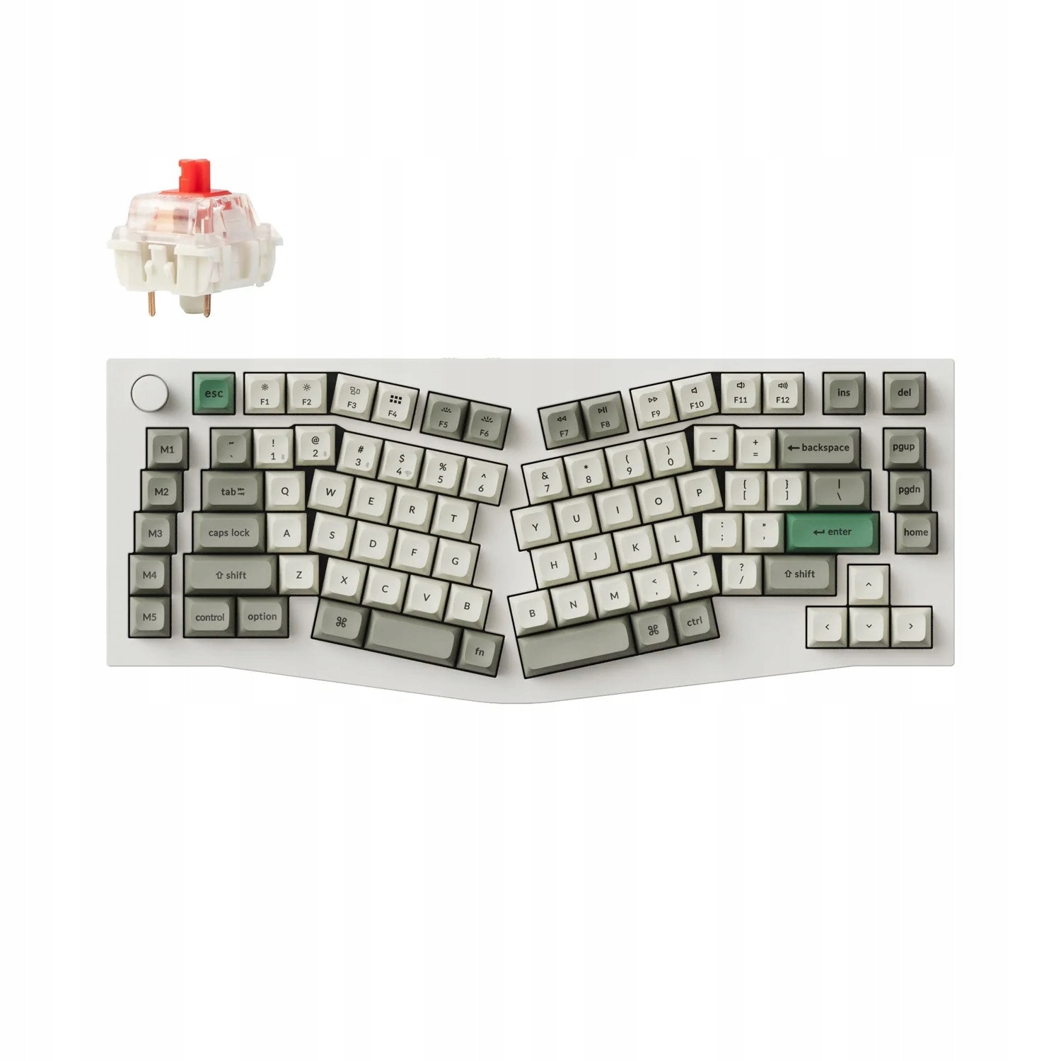 Keychron Q10 Max Bezdrátová Mechanická Klávesnice, Alice Layout Q10M-P1