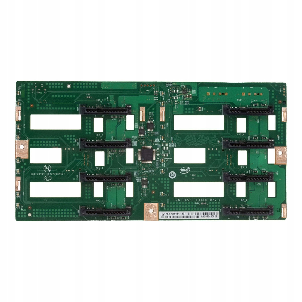 Intel G15584-301 DAS6CTH14C0 Rev:c 8x3.5'' Lff Hdd Sas Sata Backplane P4000