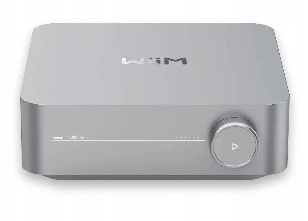 WiiM Amp (Stříbrný) Zesilovač Streamer WiFi Bluetooth AirPlay 2