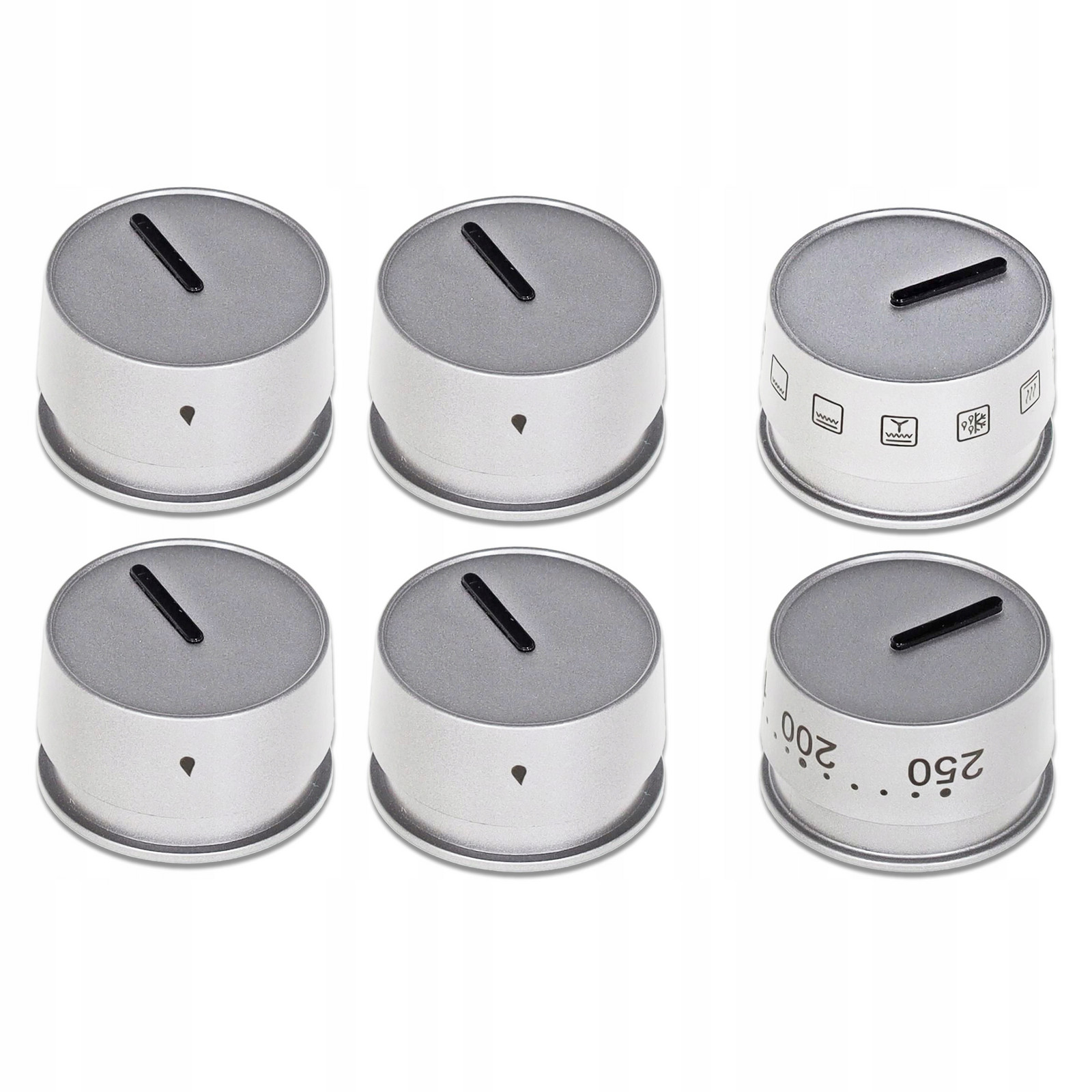 Kohoutek Knoflík Sada 6 Ks. Sporáky Amica CODE2