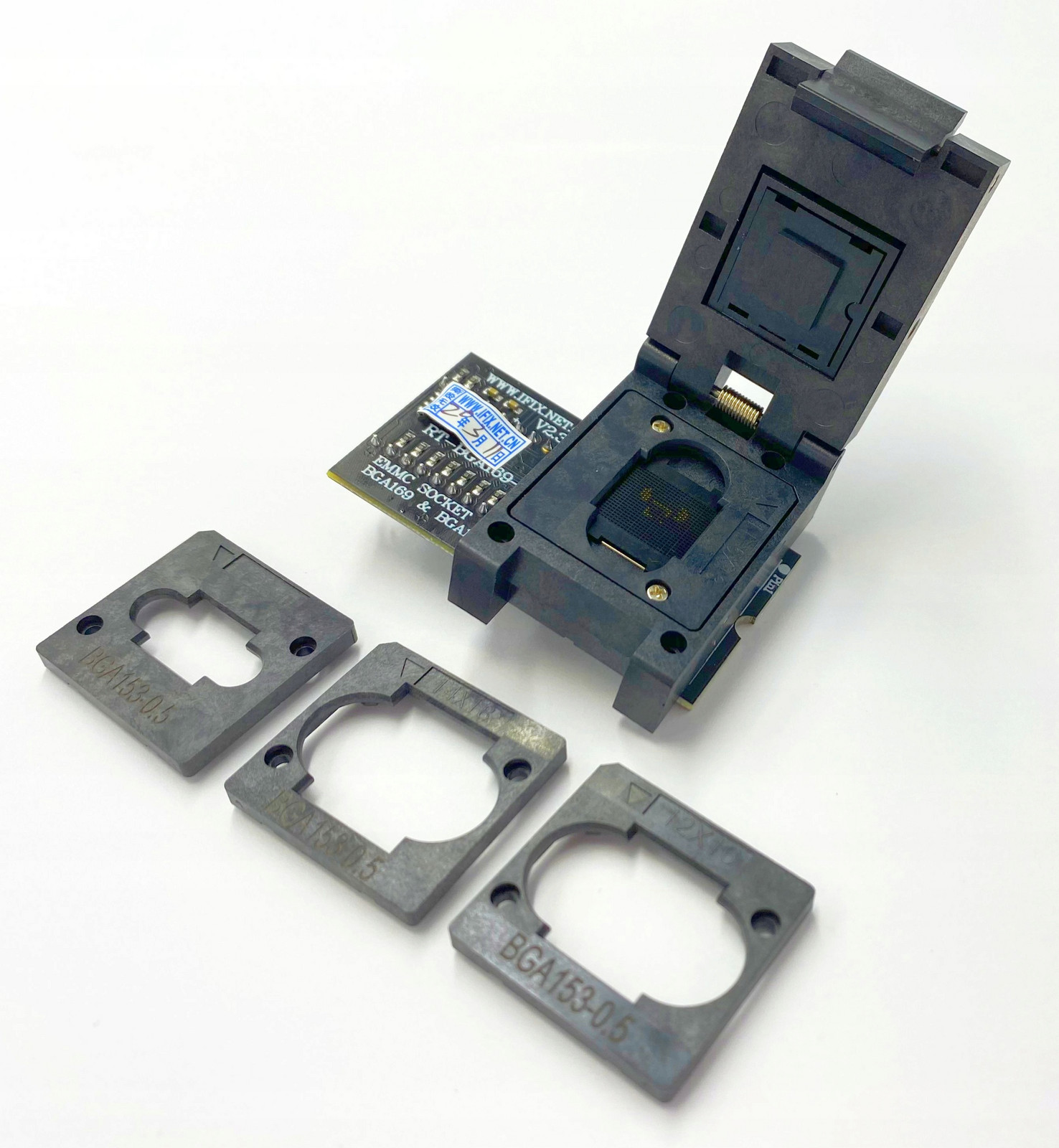 Emmc Emcp BGA153 BGA169-->DIP RT809H Zif adaptér