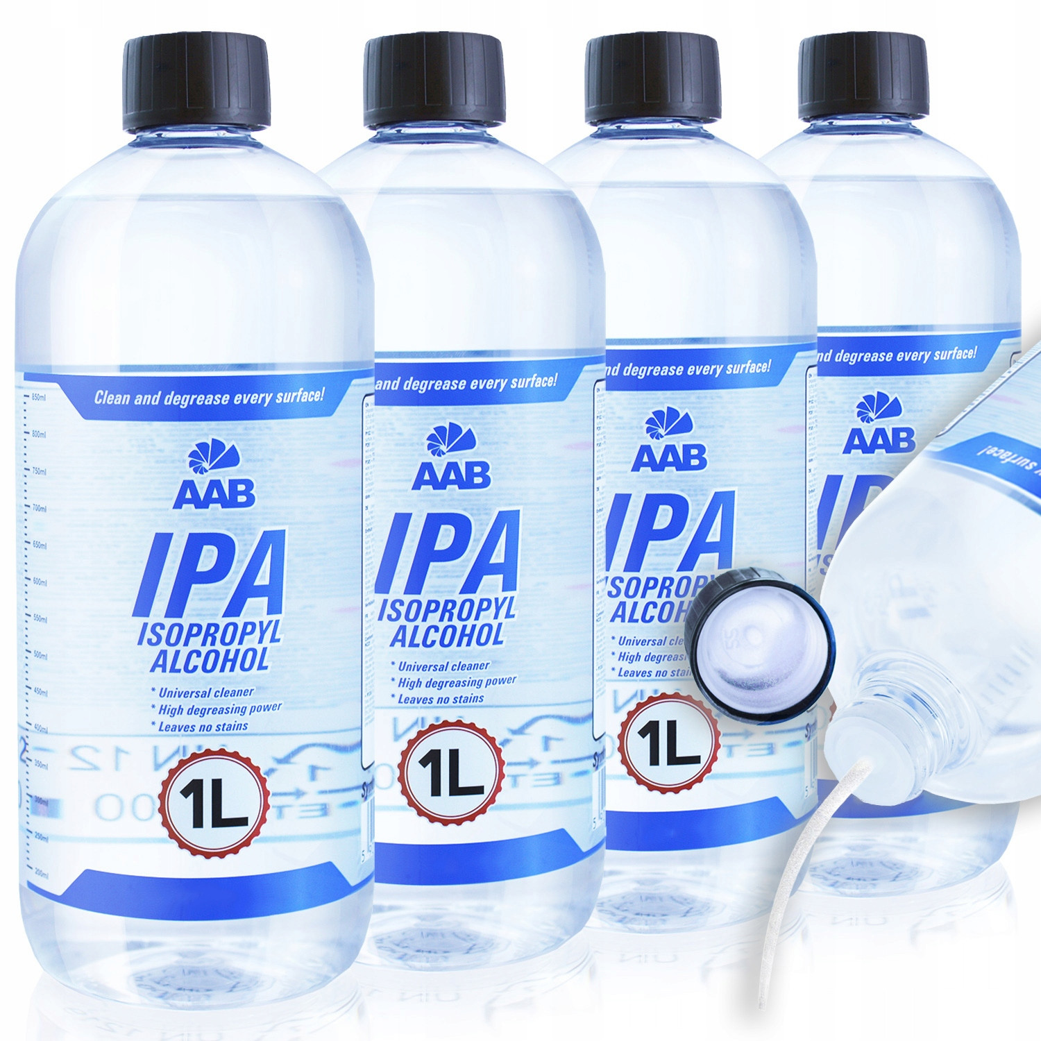 Aabcooling 4 x Isopropylalkohol Isopropanol Ipa 1L 99.7%