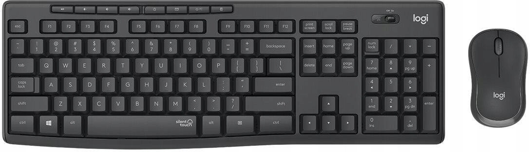 Tiché bezdrátové kombo Logitech MK295