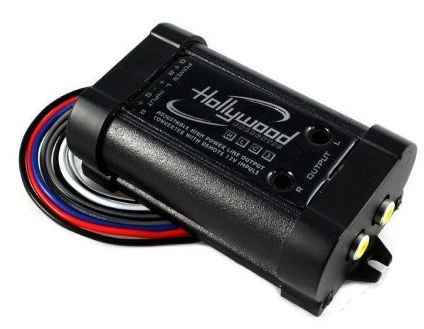 Převodník signálu reproduktory žádný výstup na Rca Hollywood Energetic HLC-3