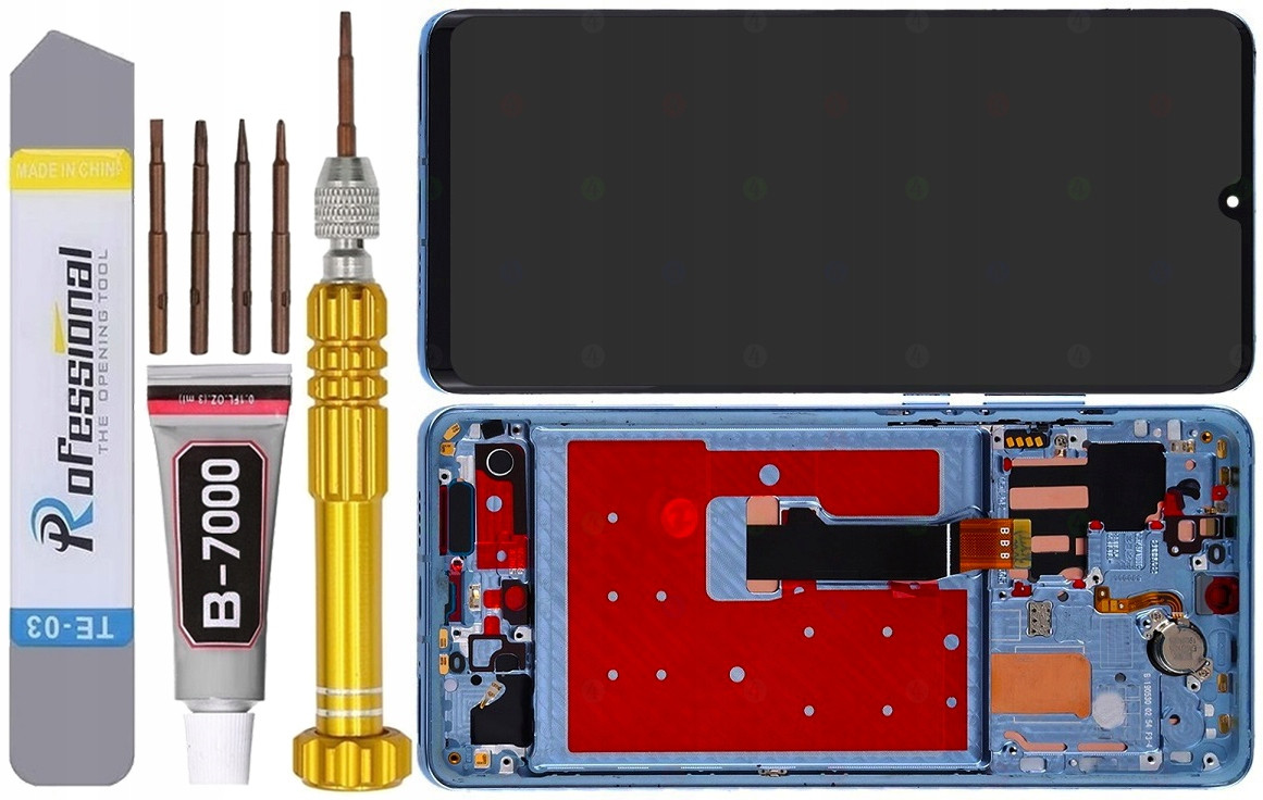 Huawei P30 Pro Oled LCD displej Displej +rámeček Breathing Crystal