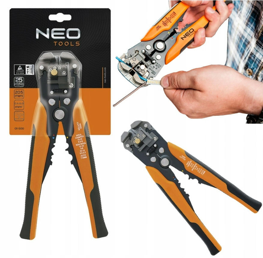 Automatický Stahovák Izolace 205 MM Čelní Neo Tools