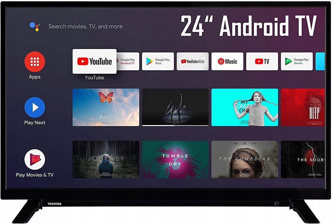 Toshiba 24WA2063 24'' WiFi DVB-T2/C/S2 Android Tv