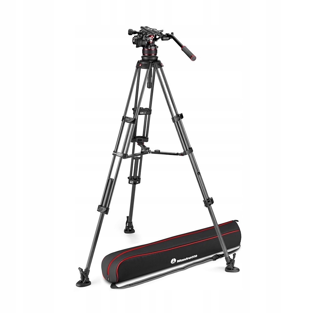 Set Manfrotto Twin Carbon s hlavicí 612 středový vzpěr