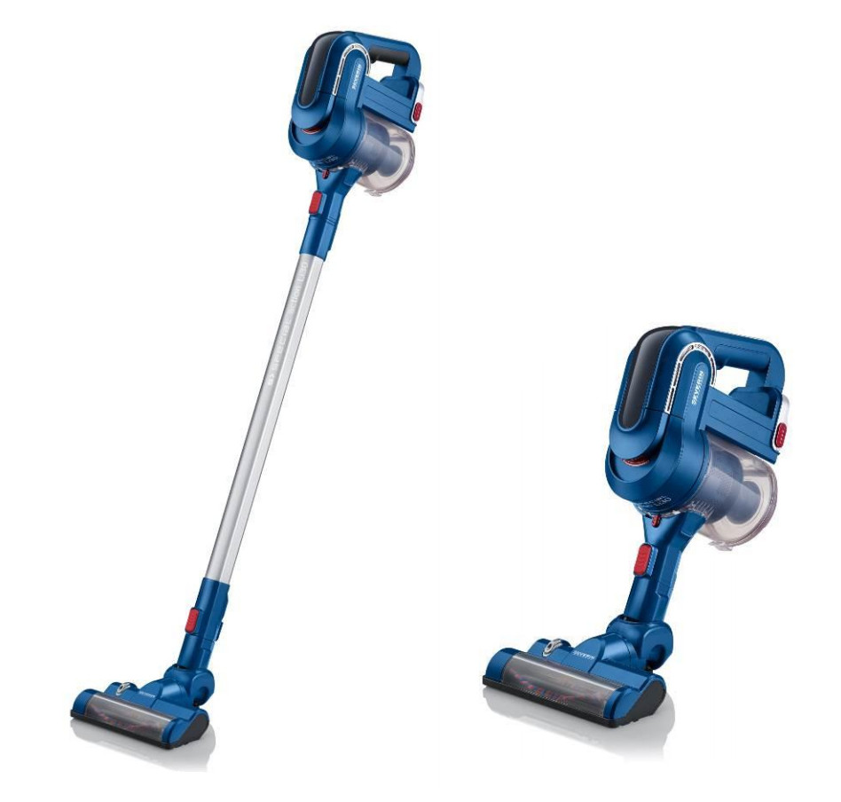 Vysavač Bezdrátový Vertikální Ruční Turbokartáč Hepa Výkonný Severin